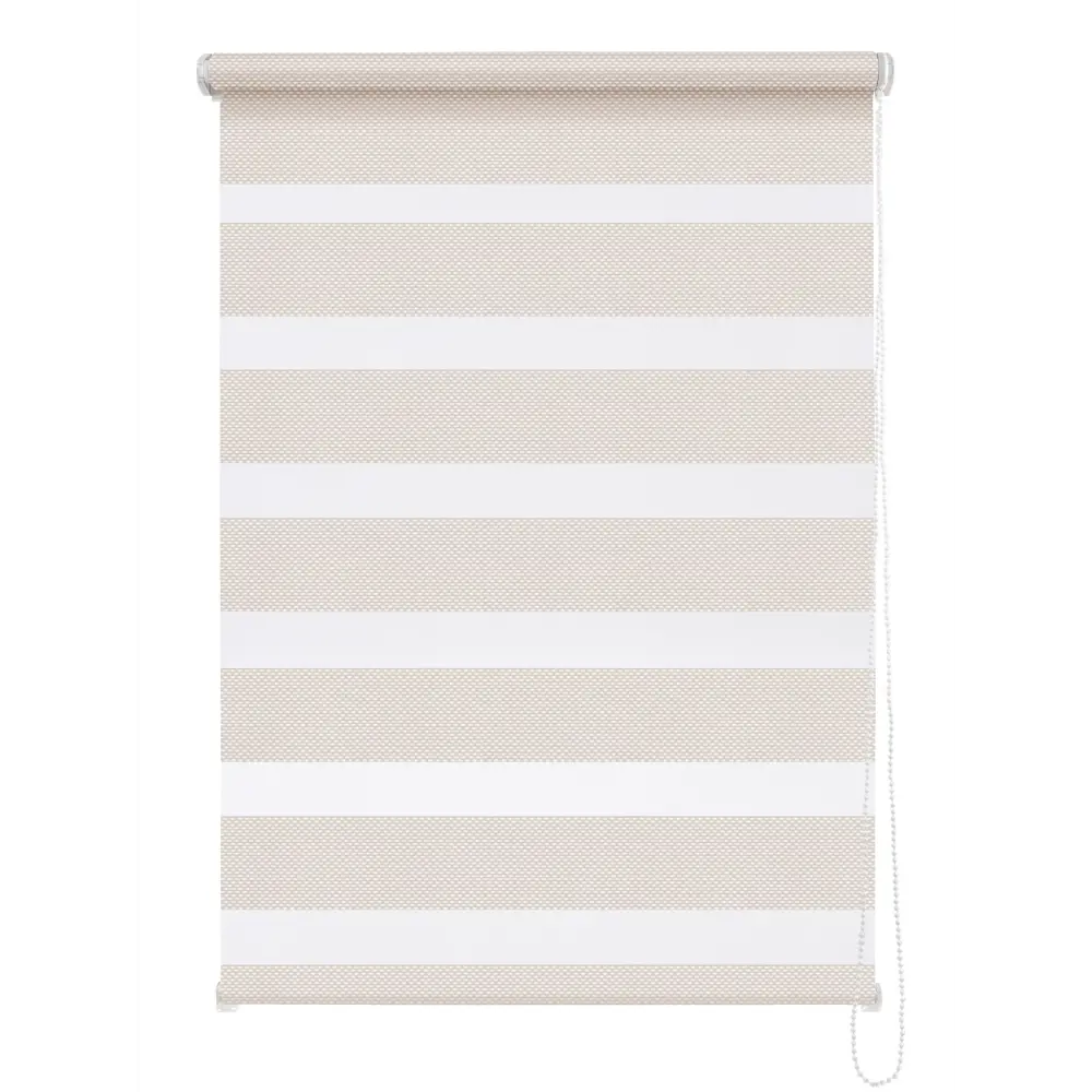 Штора рулонная день-ночь Liza 80x160 см бежевая MIAMOZA Коллекция 2024г STLM-2094859