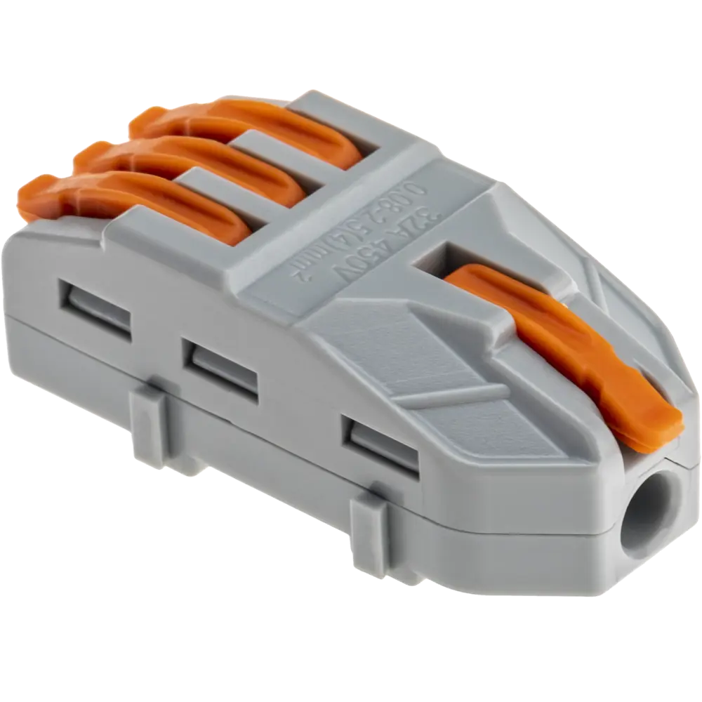 87887424 Клемма разветвительная Duwi 26665 4-проводная 4 мм 4 шт. STLM-1117901  - Вид №1