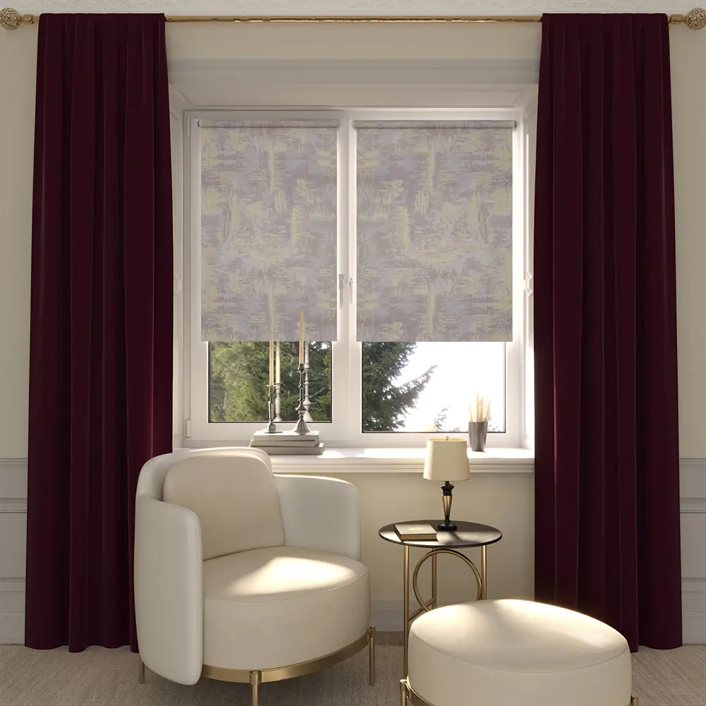 Штора рулонная Марко 200x175 см коричневая DOMLEGRAND STLM-2072239 - Вид №3