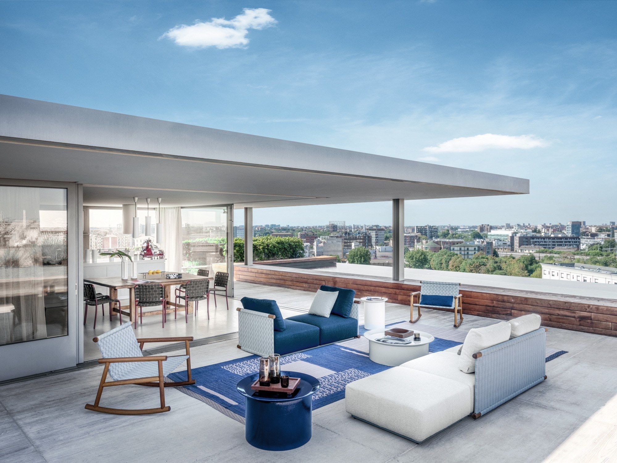 Тканевое кресло-качалка Gervasoni Gervasoni Outdoor ARCH-00006173 - Вид №1