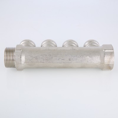 VTc.550.N.0604 Коллектор с внутренней резьбой Valtec 1", 4 х 1/2"  - Вид №4