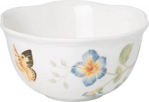 10563568 Lenox Салатник индивидуальный Lenox "Бабочки на лугу" 360мл Фарфор