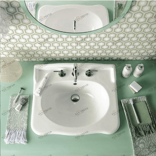 25338 Накладная раковина под столешницу  овальная Ceramica Hidra 