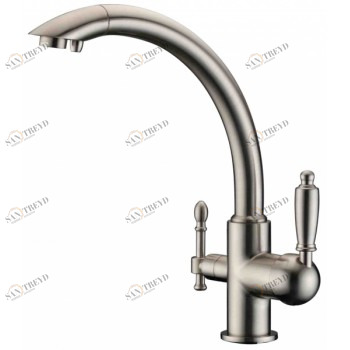 Zorg ZR 314 YF-33 Satin Смеситель для кухни Zorg 325х230 мм 