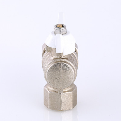 VT.228.NRW.05 Кран шаровой VALTEC BASE угловой с полусгоном и дополнительным уплотнением Valtec 3/4"  - Вид №6