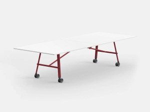 Складной стол с колесами