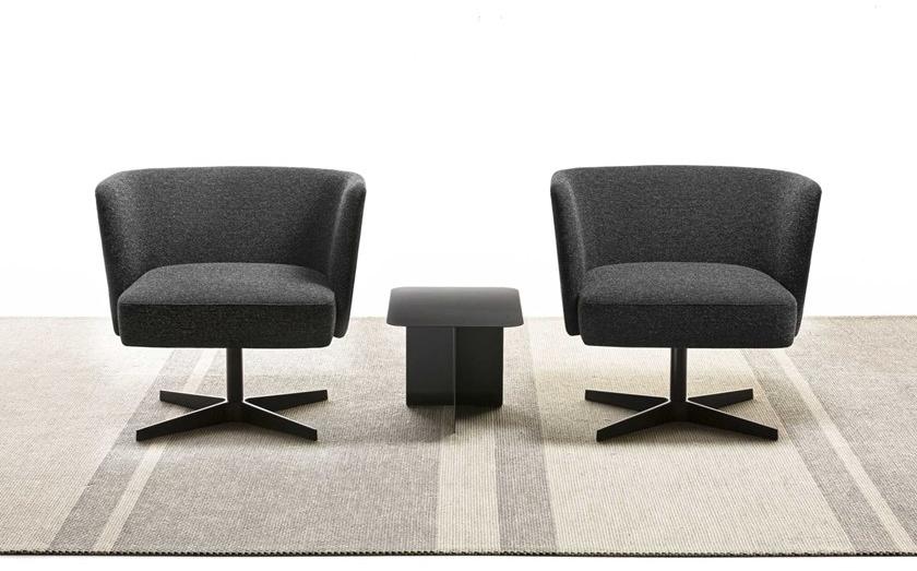 La Cividina Кресло из ткани с 4 спицами и подлокотниками Velour sun-id-1405276 - Вид №1