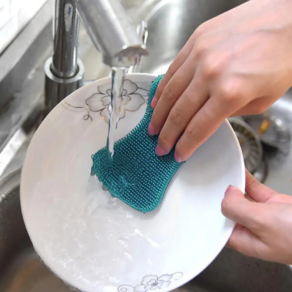 Губка силиконовая Youll Love «Восьмерка» цвет синий YOU'LL LOVE STLM-2046978 - Вид №3