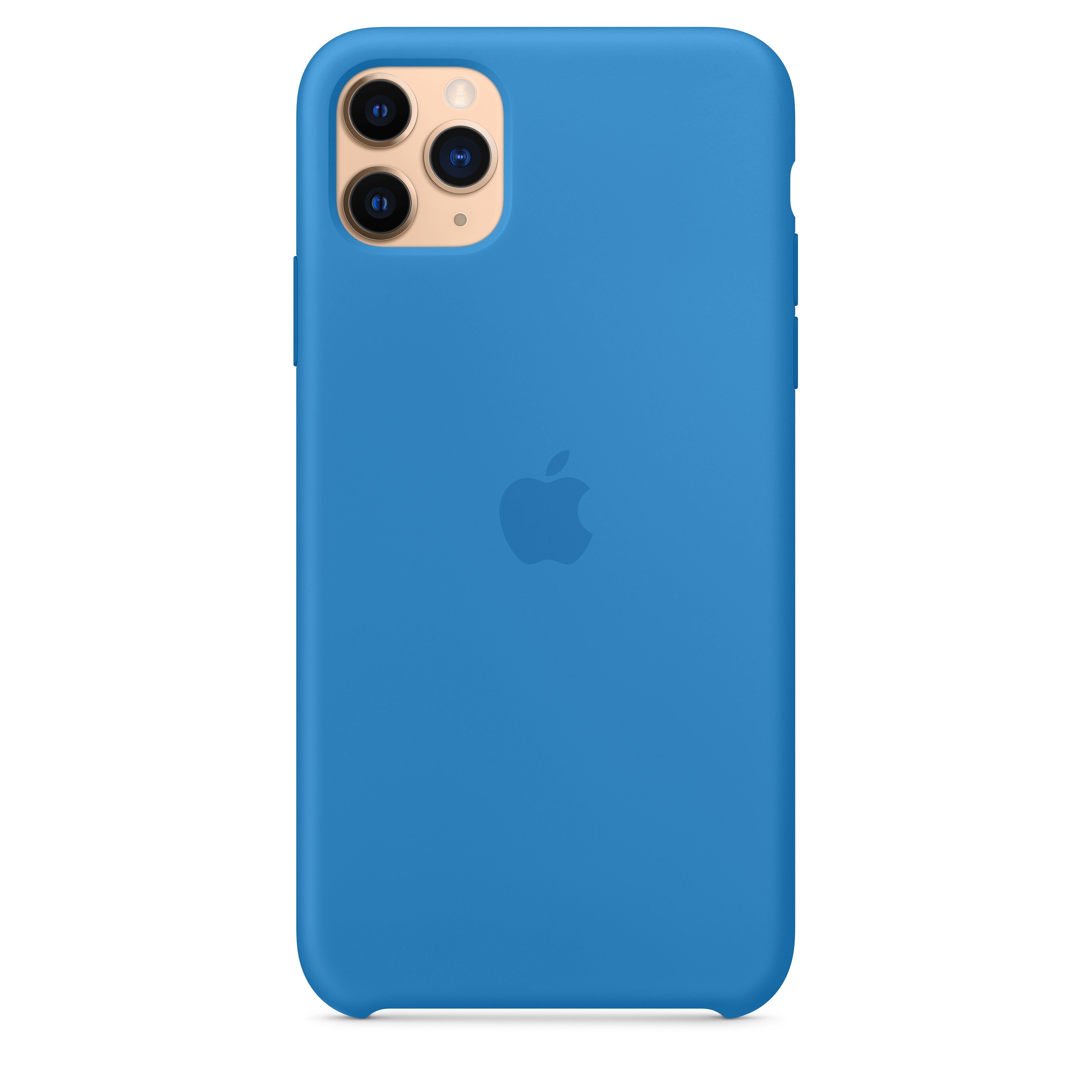 MY1J2ZM/A Iphone 11 pro max silicone case - surf blue Apple Santreyd  - Вид №3