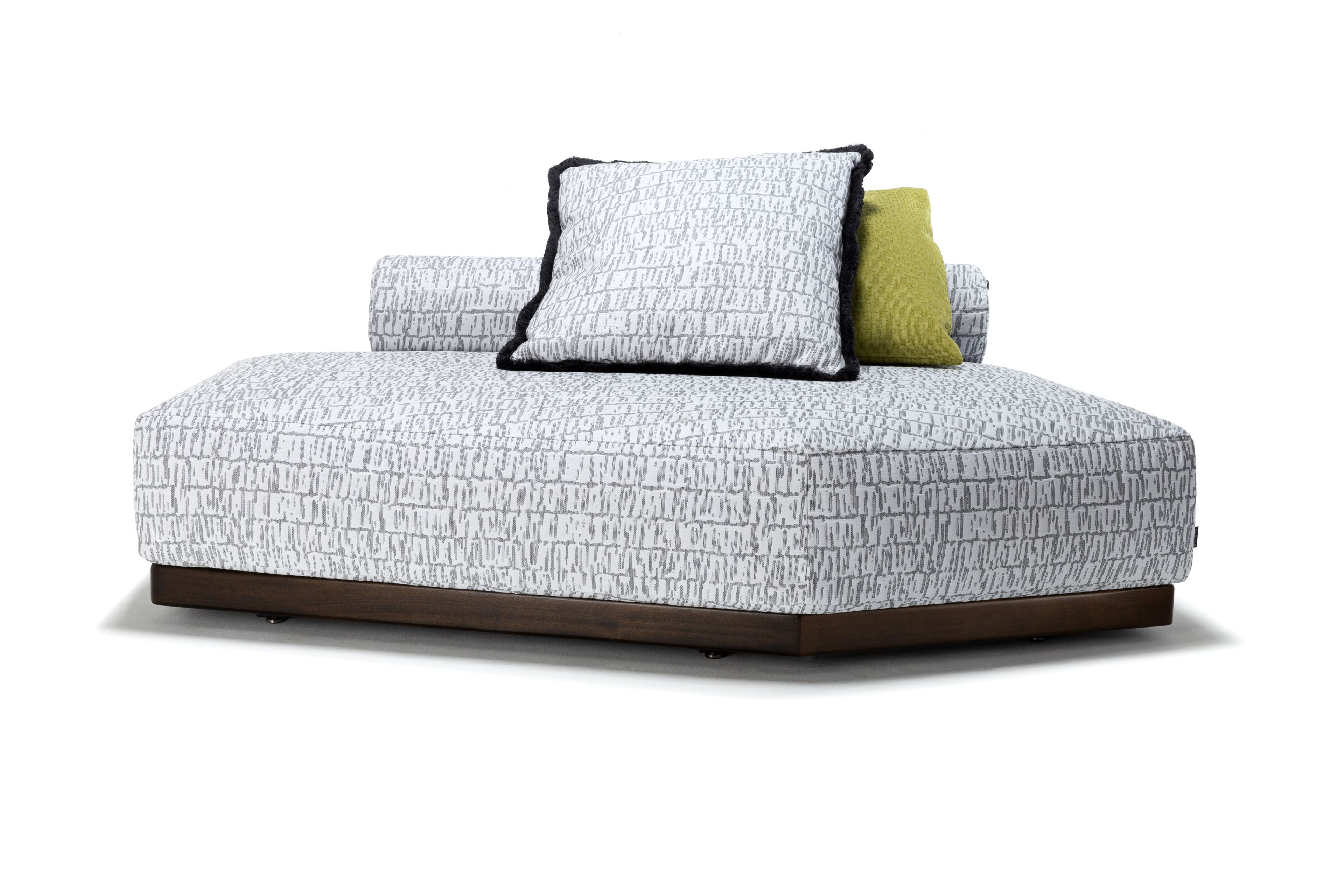 3-местный диван из красного дерева и ткани Exteta Sunset ARCH-00028080 - Вид №1