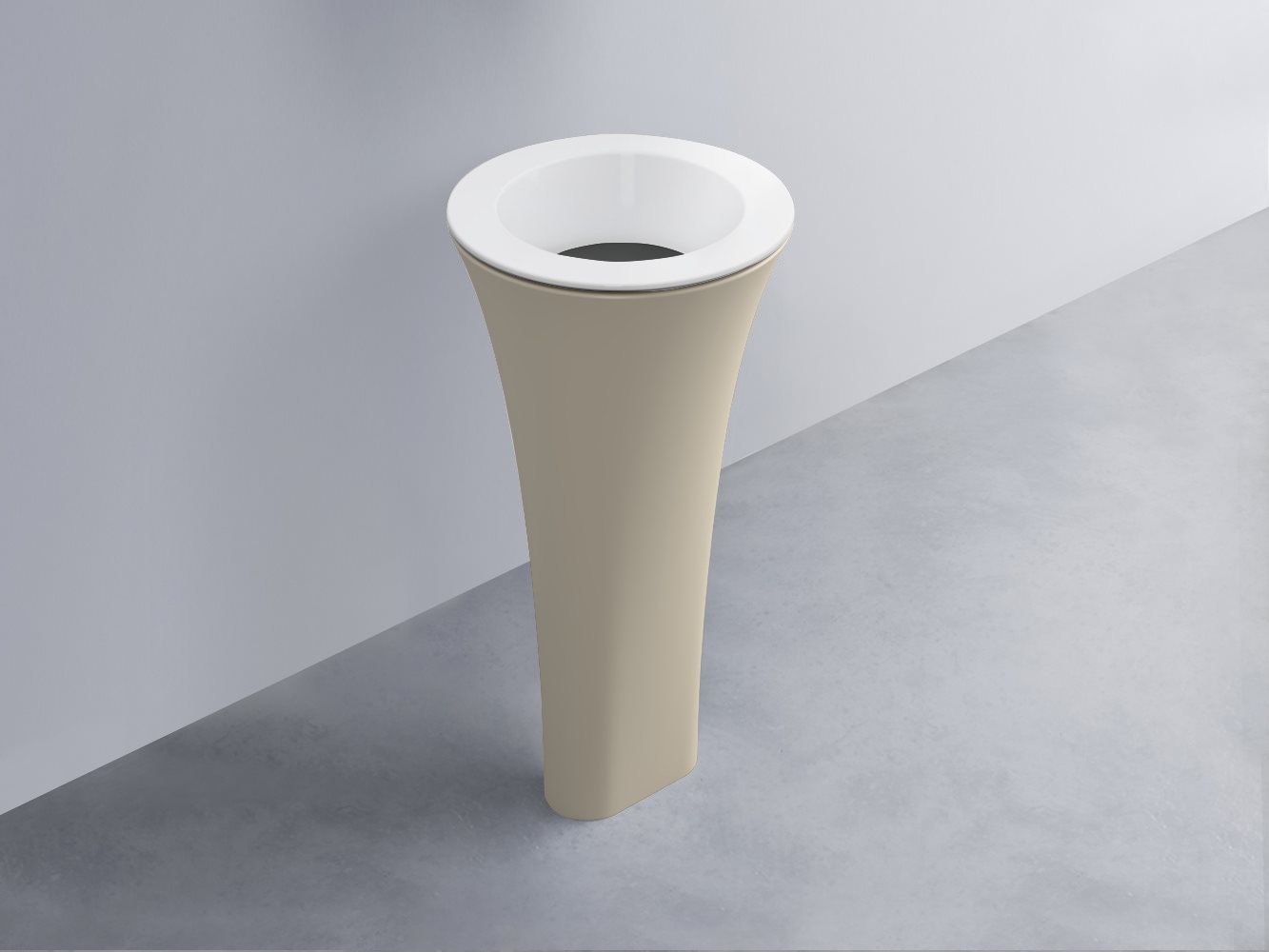 AMLA45-BL+AMPILT-CM+AMCOLT-LN Раковина Amedeo Tondo отдельностоящая cielo Enjoy + Amedeo Ceramica Cielo