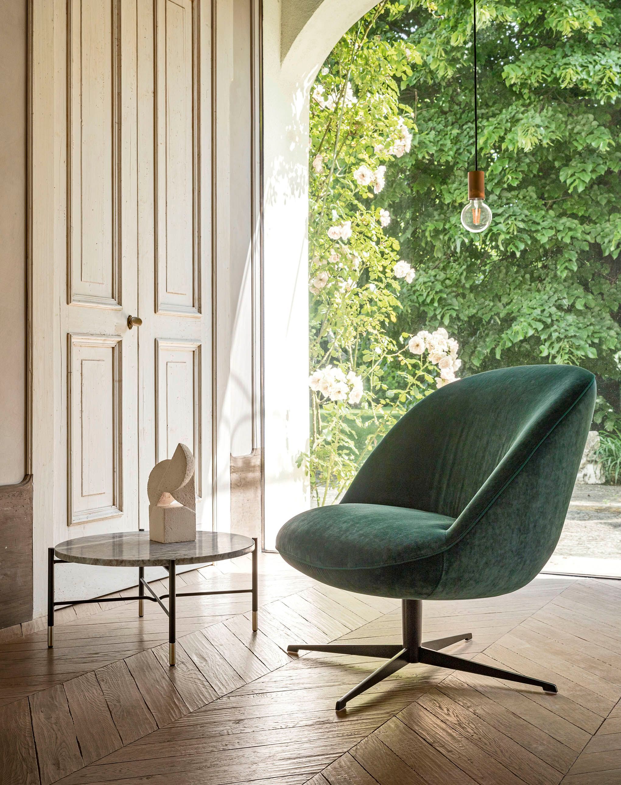 Тканевое вращающееся кресло Pianca ELLA ARCH-00061563 - Вид №2