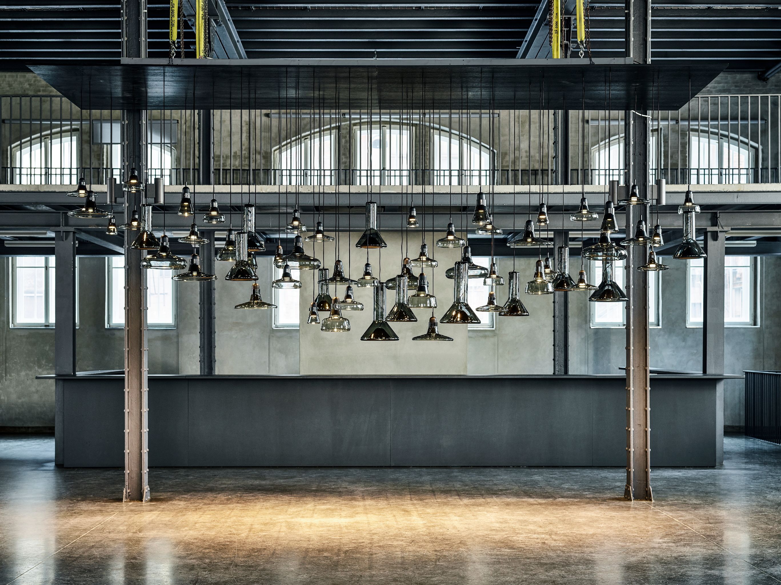 Подвесной светильник из дутого стекла с регулируемой яркостью BROKIS ARCH-00062063 - Вид №3