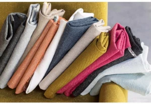 Élitis Однотонная моющаяся льняная ткань Lucia