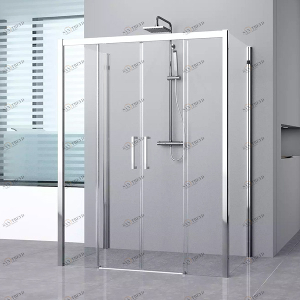 Душевой уголок 160x90 KUADRA 2A+F+F Novellini KUADRA KUAD2A1501KKUADF841KKUADF841K