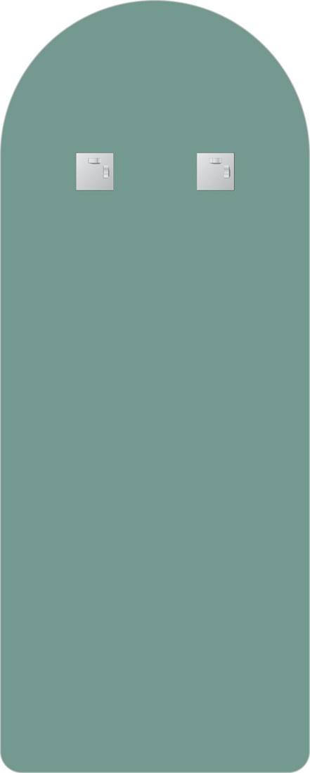 BY 0105 Зеркало со шлифованной кромкой EVOFORM Primary - Вид №2