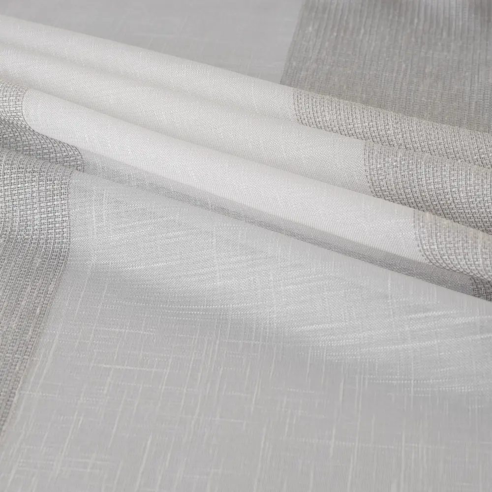 Тюль 1 м/п Полосы батист 300 см цвет серый GARDEN STLM-2197295