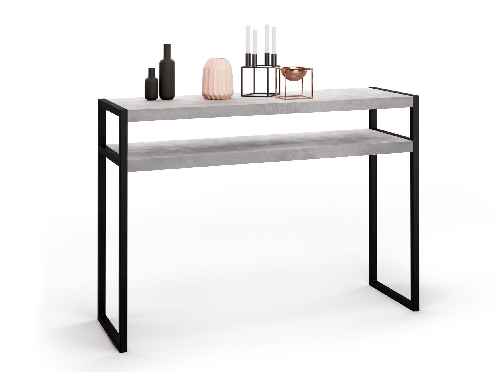 Прямоугольная консоль из меламинированного железа с полкой Mobili Fiver Luxury ARCH-00033689