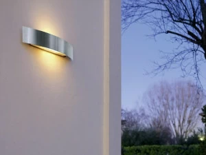 FontanaArte Бра для наружного освещения из нержавеющей стали прямого и отраженного света Riga