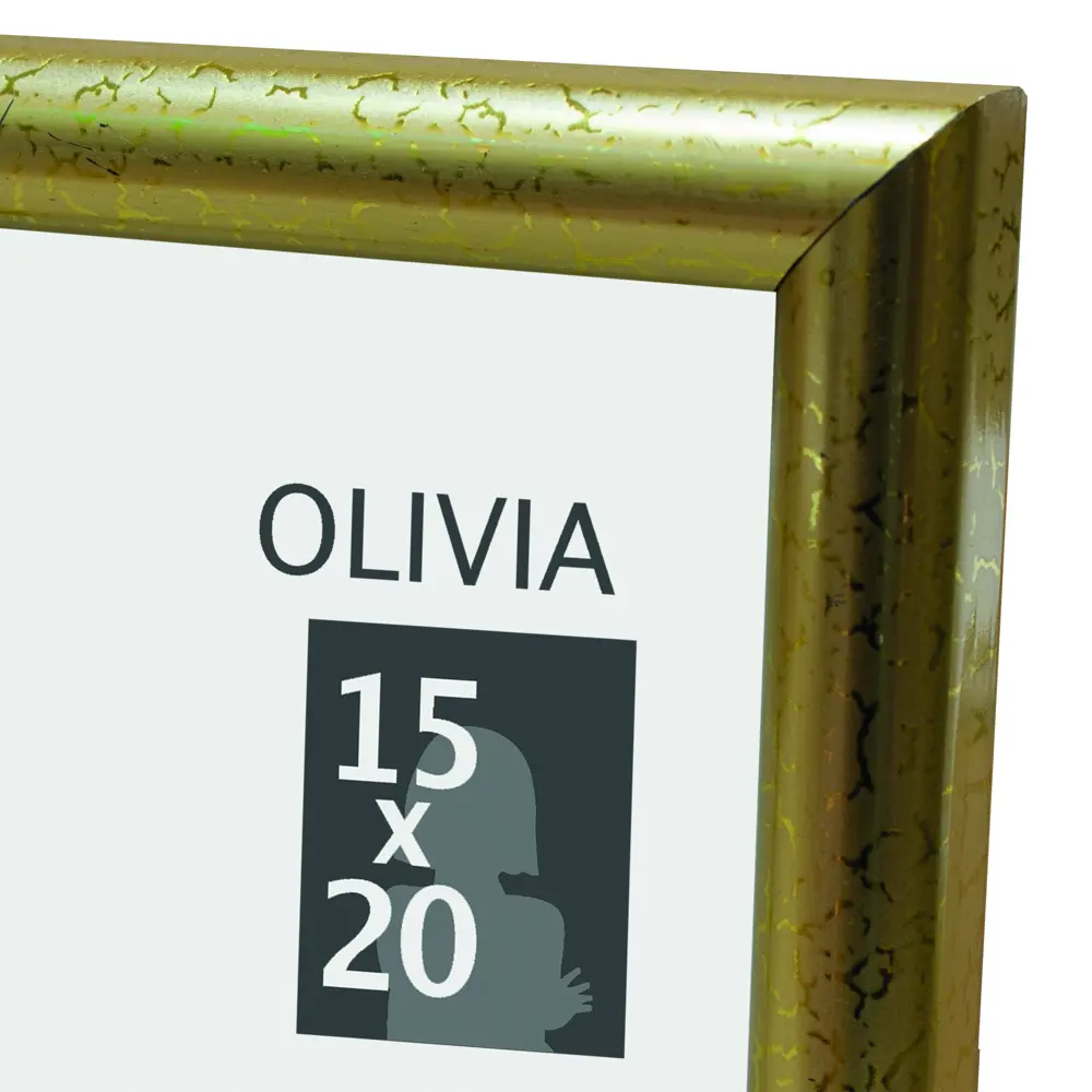 Рамка Olivia 15x20 см пластик цвет золото Santreyd STLM-2146721 - Вид №1