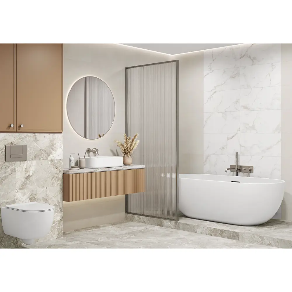 Настенная плитка Alma Ceramica Opera 07 30x60 см 1.98 м² матовая цвет белый STLM-2181748 - Вид №3