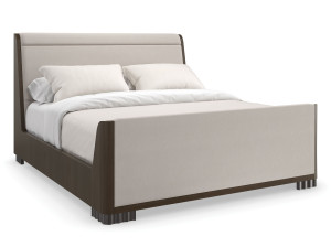Двуспальная кровать размера "king-size" из ткани
