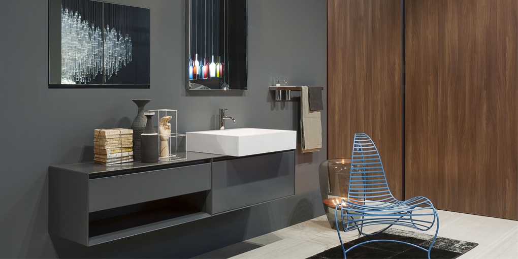 GESTO54 Подвесная раковина настенная овальная Antoniolupi  белая  - Вид №1