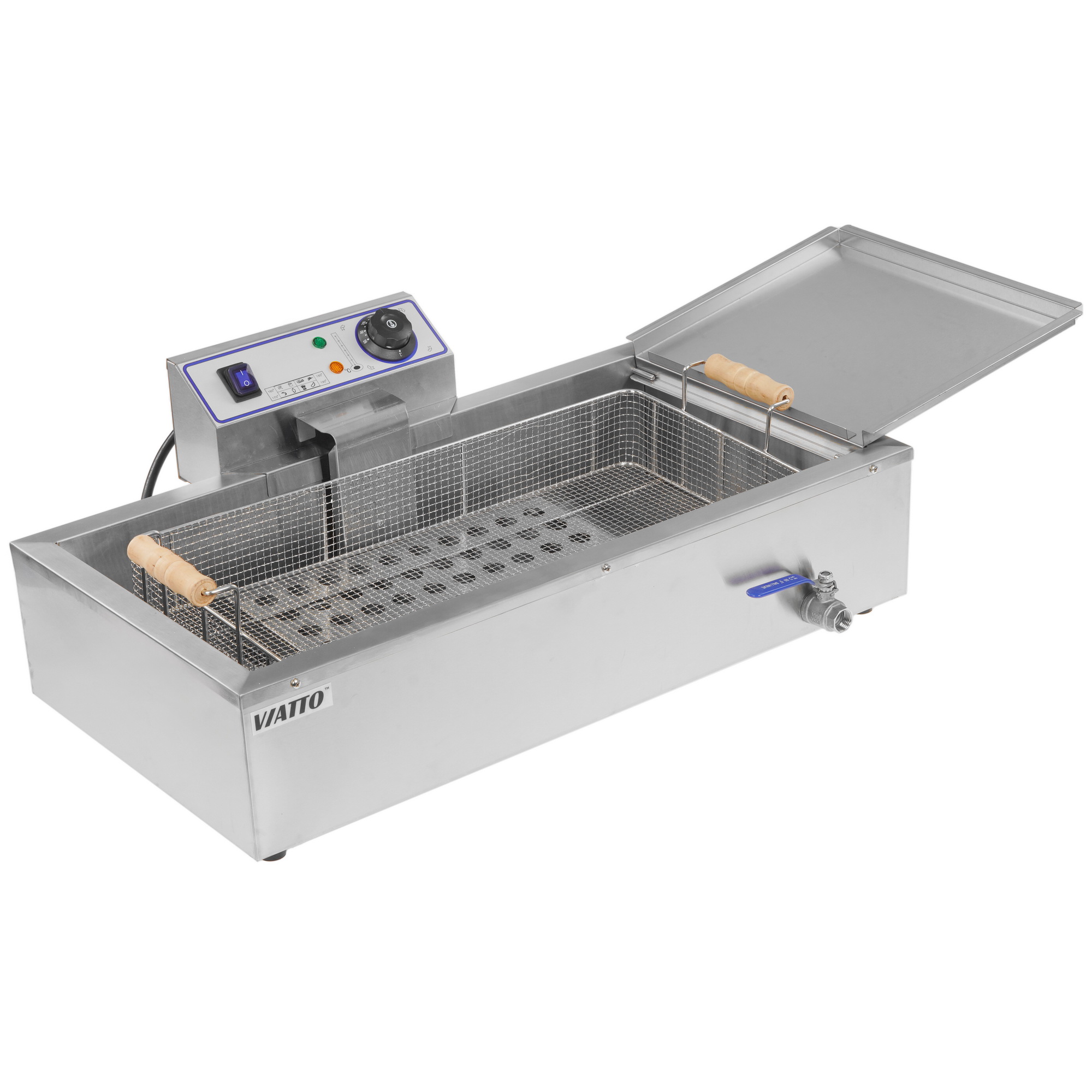 9126321 Фритюрница Viatto EF-16L-TS серебристый STDN-0017199