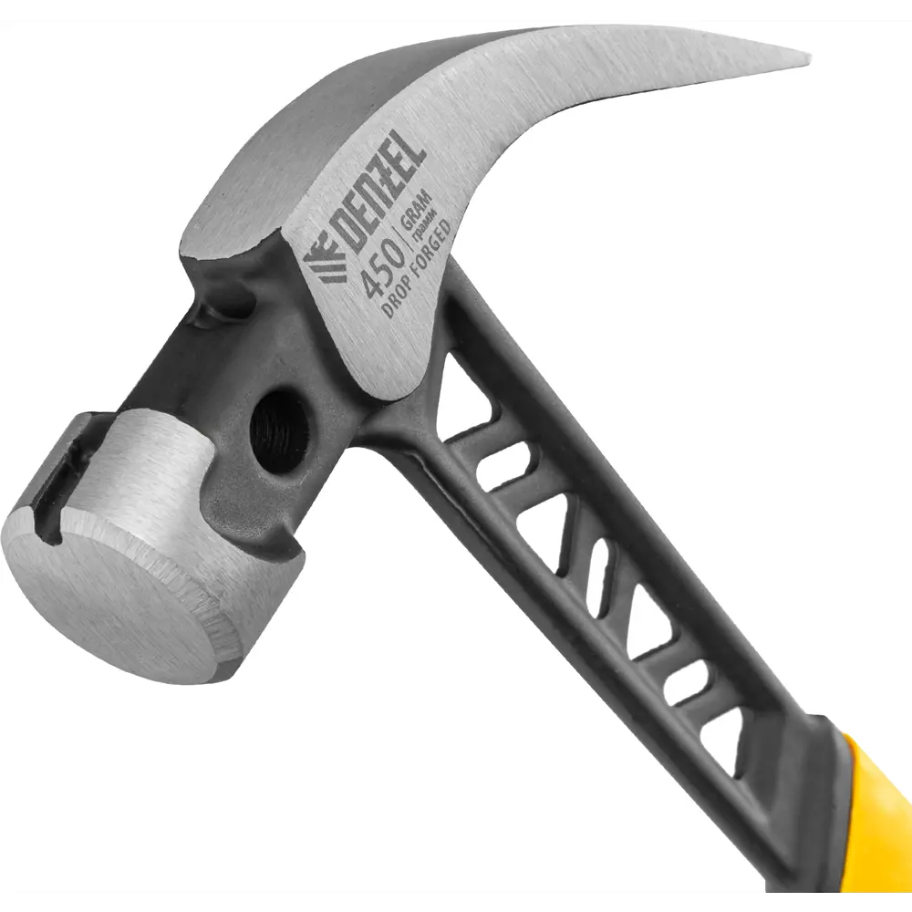 Молоток-гвоздодер Denzel с магнитным держателем 450 г 89409532 STLM-1564956 - Вид №2
