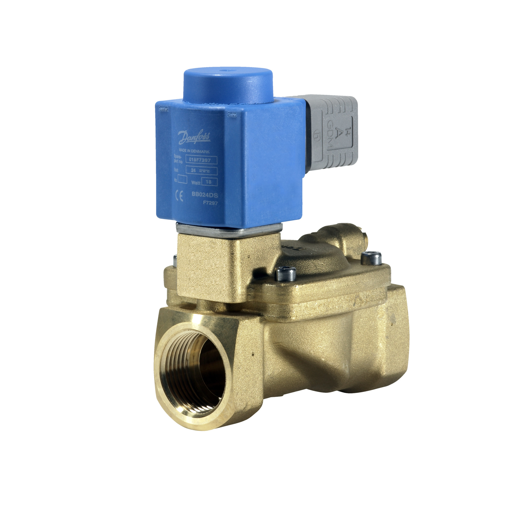 Danfoss EV220B — двухходовые электромагнитные клапаны для общей промышленности Клапан электромагнитный EV220B с кат. 032U460416  - Вид №37
