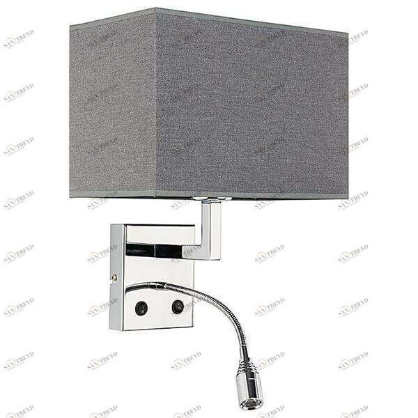 Бра настенное серое Nowodvorski Hotel 9302 NOWODVORSKI HOTEL 00-3927431 Серый