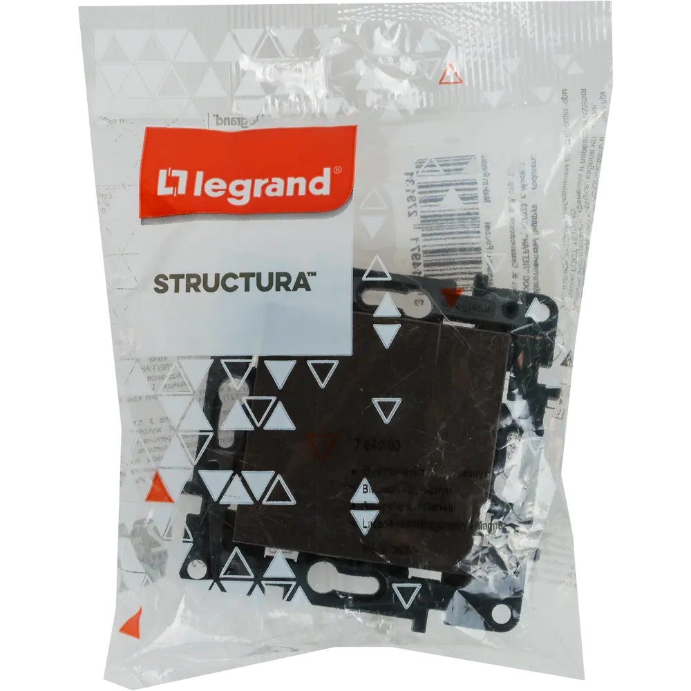 Выключатель одноклавишный - Legrand Structura - 10А 250В безвинтовые зажимы - магнезиум STLM-2120335 - Вид №6