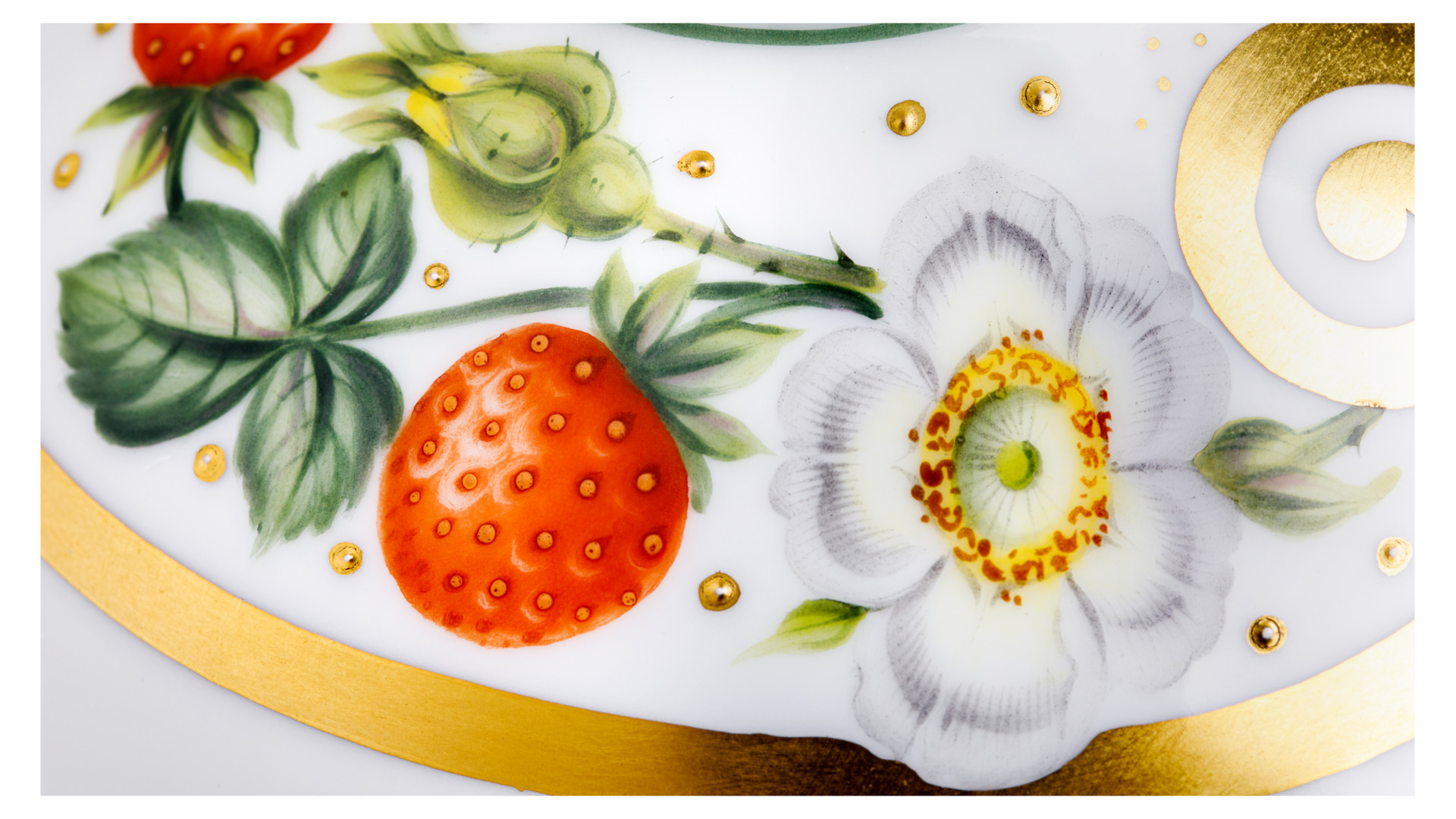 96450 Herend Ваза 22см "Корзина фруктов" Фарфор  - Вид №4