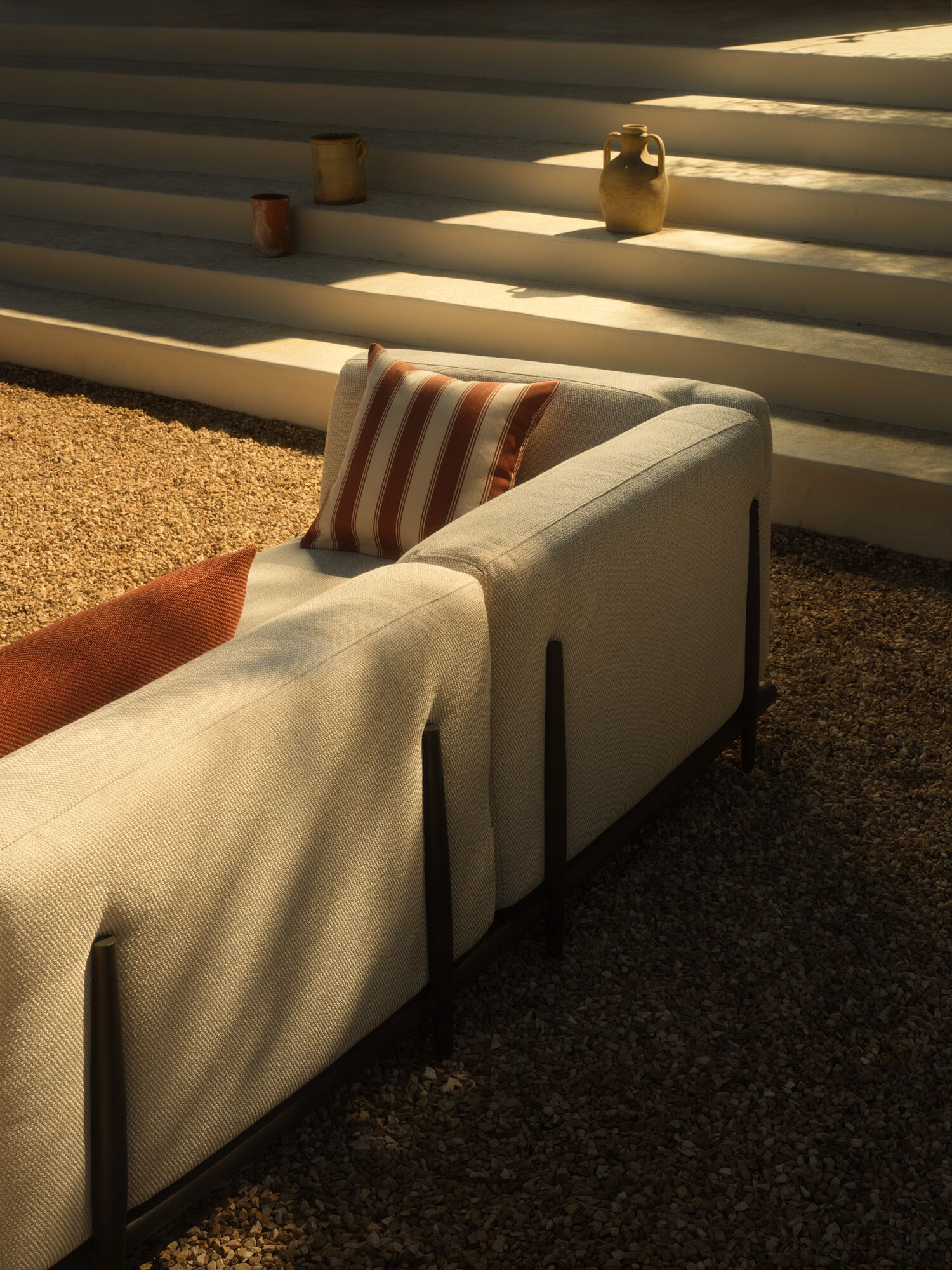 Тканевый модульный угловой садовый диван Unopiù Давос ARCH-00005831 - Вид №10