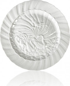 71515 Meissen Тарелка подстановочная 32см "Лебединый сервиз" (белый рельеф) Фарфор