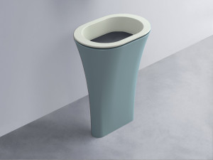 AMLA65-PM+AMPILO-BA+AMCOLO-PL Раковина Amedeo Ovale отдельностоящая cielo Enjoy + Amedeo