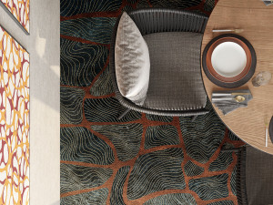 Узорный ковер