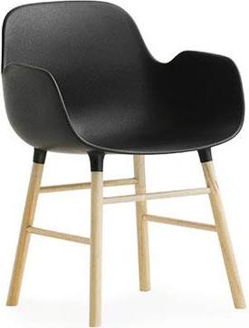 390008 Form Кресло Miniature Black Normann Copenhagen 