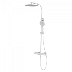 47425471 PREMIUM Белый мужчина душ термостатический с колонкой Белый GRB MIXERS