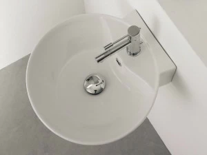 8009/r Накладная раковина на столешницу  овальная Scarabeo Ceramiche Thin-Line