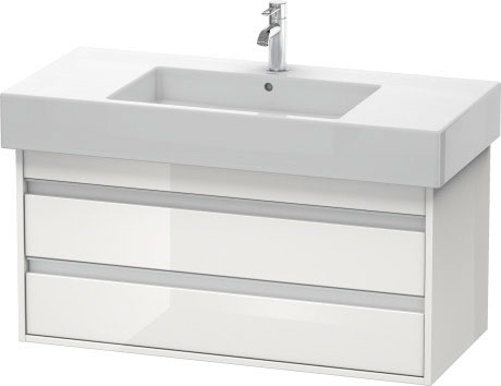 Тумбочка подвесная Ketho #KT6641 1000 x 455 мм Duravit KT664103131 - Вид №2
