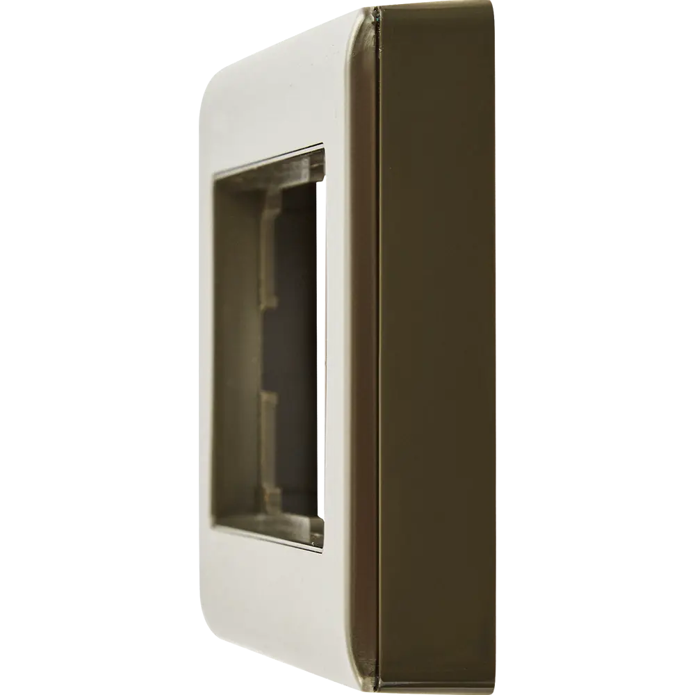 Рамка для розеток и выключателей Werkel Metallic 2 поста цвет глянцевый никель STLM-2035524 - Вид №2