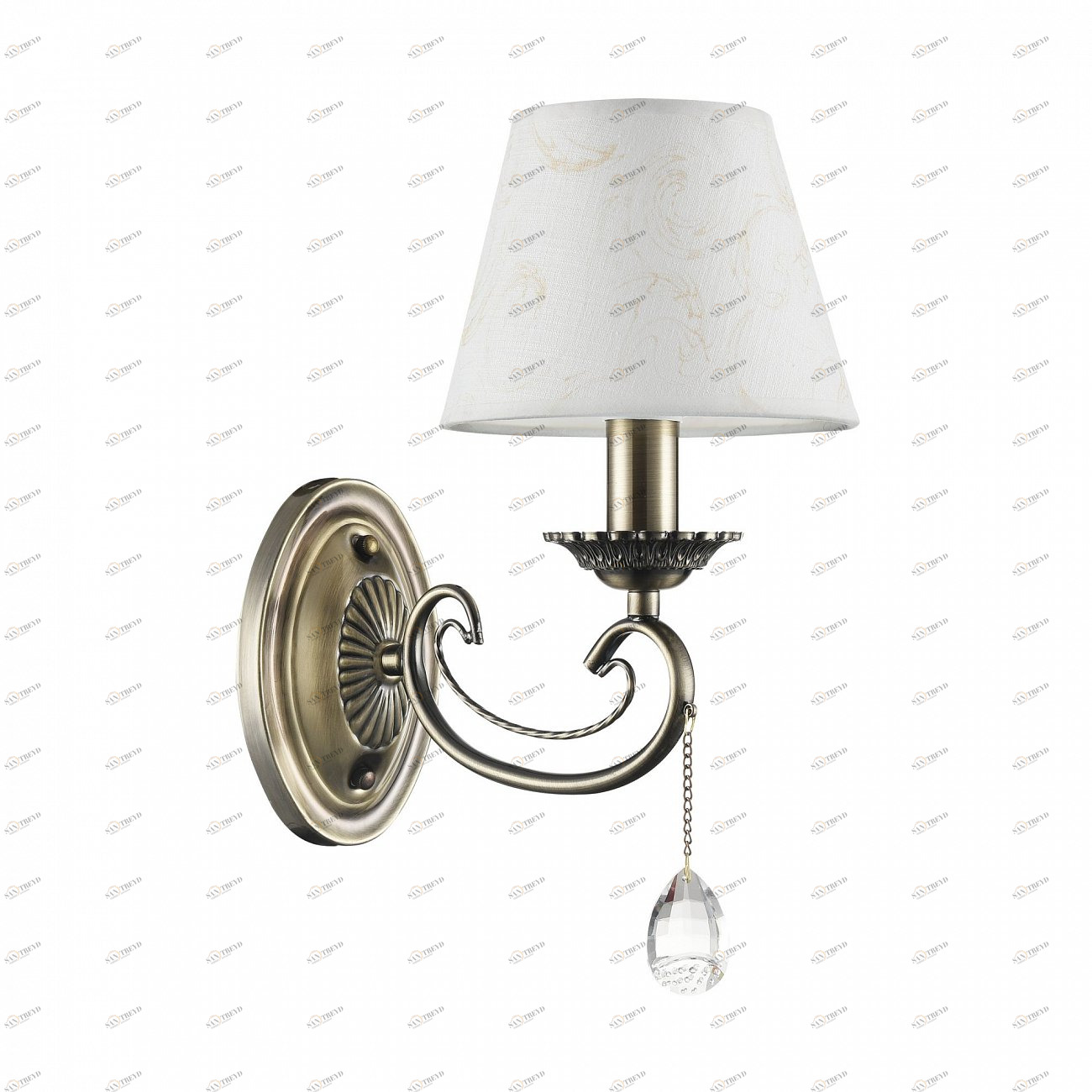 Бра настенное бронзовое Brossard FR2904-WL-01-BZ FREYA CLASSIC 00-3957472 Бронза