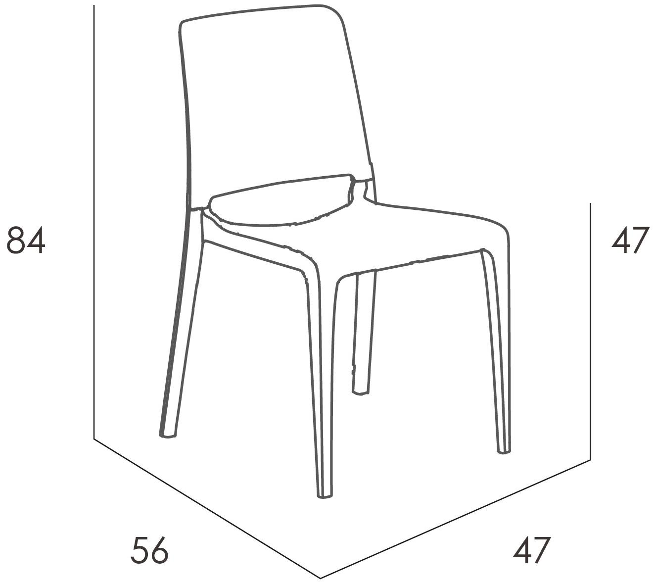 Ezpeleta Штабелируемый садовый стул из полипропилена  Ms-hal00  - Вид №2