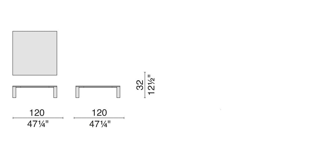 Низкий мраморный журнальный столик CAPPELLINI Vendome ARCH-00039977 - Вид №3