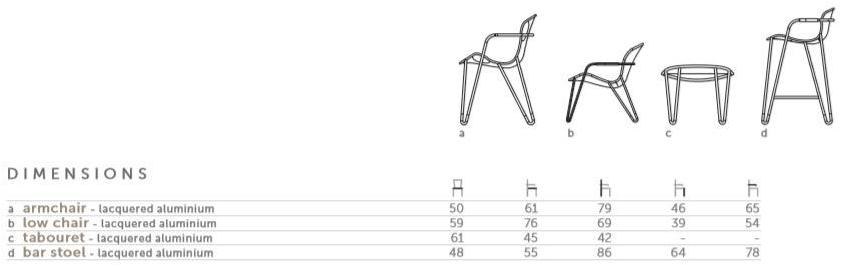 Joli Штабелируемый алюминиевый стул с подлокотниками Fizz sun-id-1486120 - Вид №9