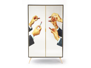 Настенный шкаф MDF с зеркалом