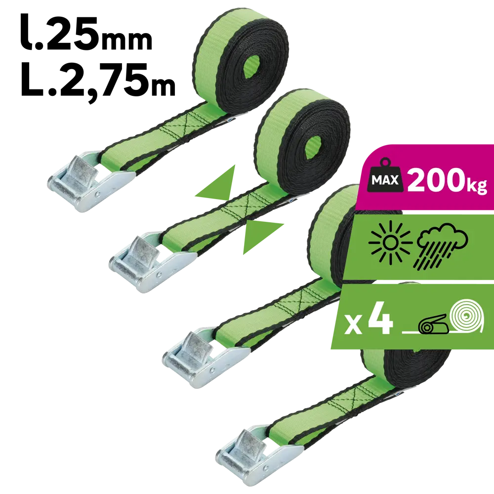 Ремень крепежный с пряжкой 25 мм x 2.75 м STANDERS Santreyd STLM-2074759 - Вид №1