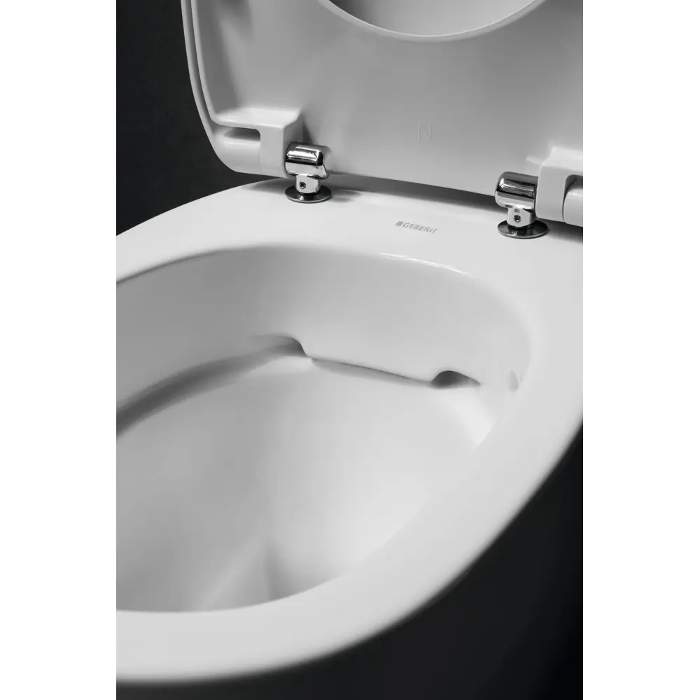 Унитаз подвесной Geberit iCon безободковый горизонтальный выпуск без сиденья STLM-2117017 - Вид №7