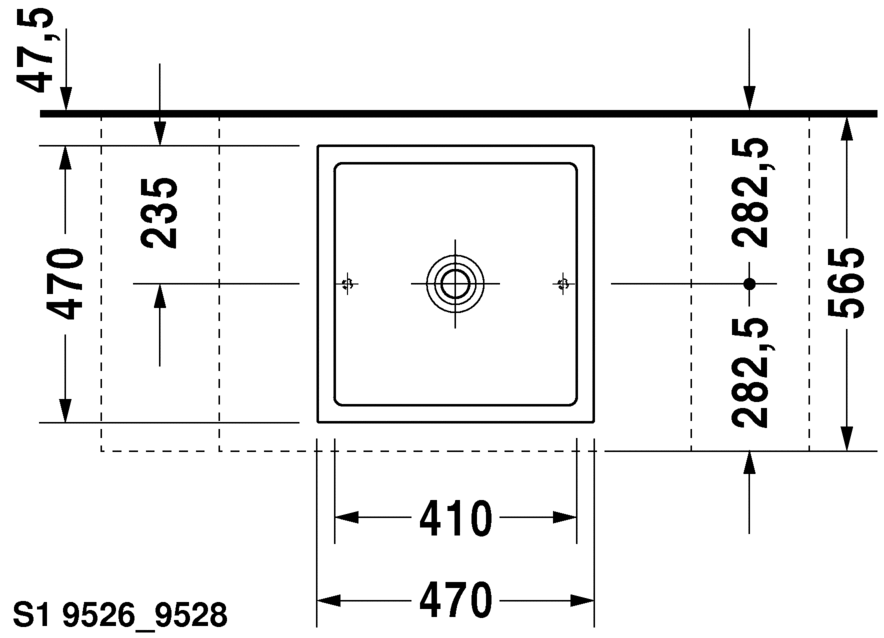 0387470027 Подвесная раковина настенная овальная Duravit Starck 1 - Вид №6